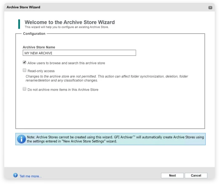 Arquivamento central de e-mails e arquivos com o GFI Archiver